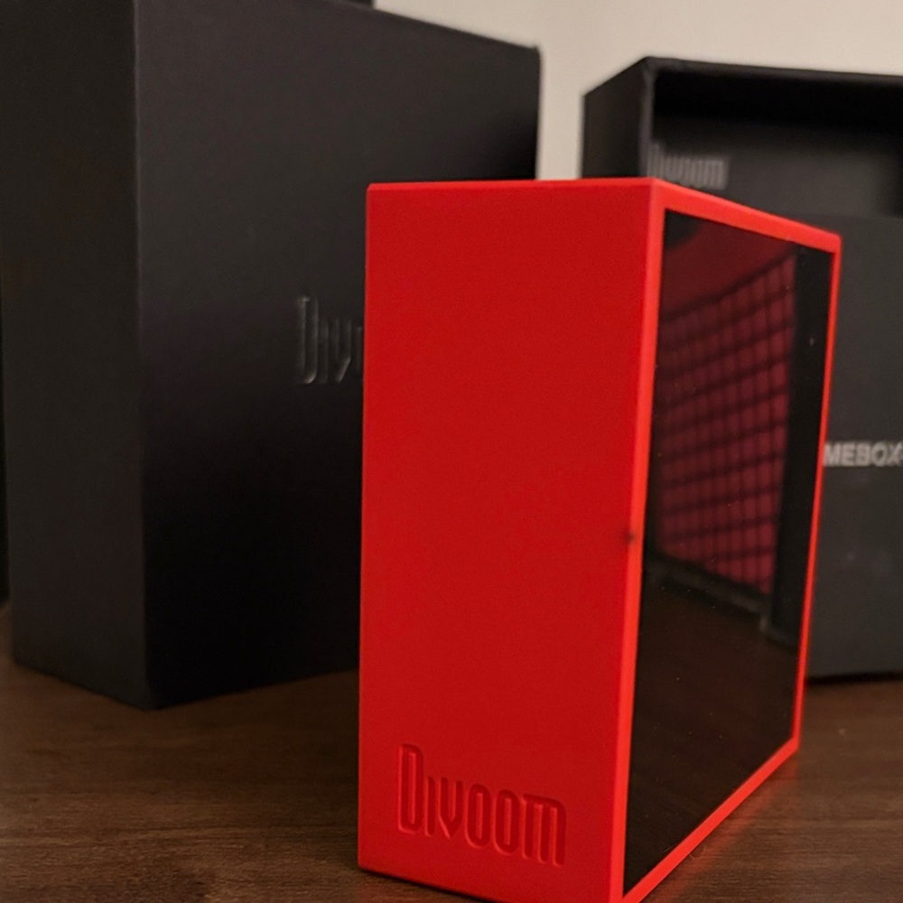 Timebox-Mini Red Bluetooth Speaker - Picture 2 of 3